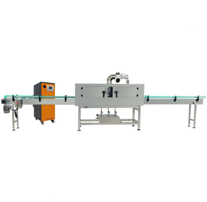 Stainless Steel Steam Shrink Tunnel Machine for Beverage Bottles
