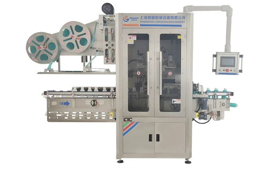 Automatic Can Bottle PVC Heat Label Applicator Shrink Sleeve Labeling Machine For Bottle