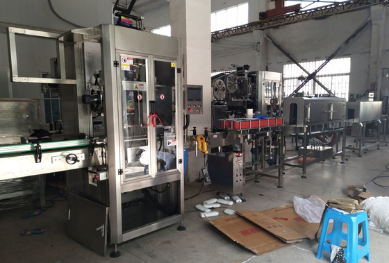 Full Automatic Bottles/ Cans /Cups /Caps Shrink Sleeve Labeling Machine for Bottle Neck/Cap/Body/Bottom Packing