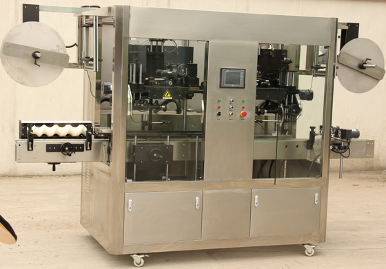 400 Bottles / Min Sleeve Labeling Machine For PVC, PET or OPS material