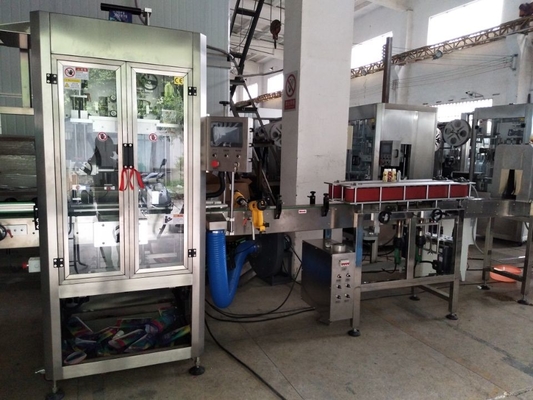 Automatic Drinking Bottle PVC Shrink Sleeve Labeling Machine