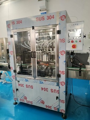 8-head magnetic pump filling machine for perfume sample nasal spray plastic bottle filling and capping machine