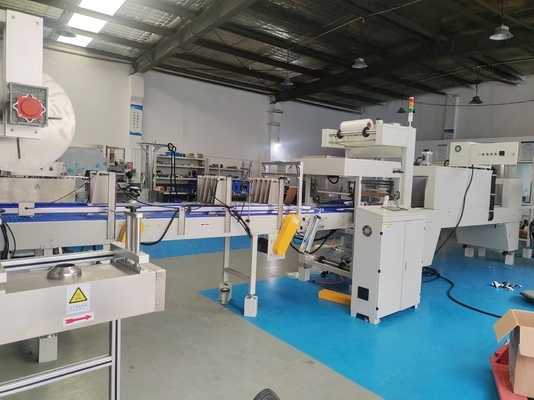 Automatic Water Pet Bottle PE Film Heat Tunnel Sleeve Wrap Shrink Machine with Automatic Membrane Film Sealer