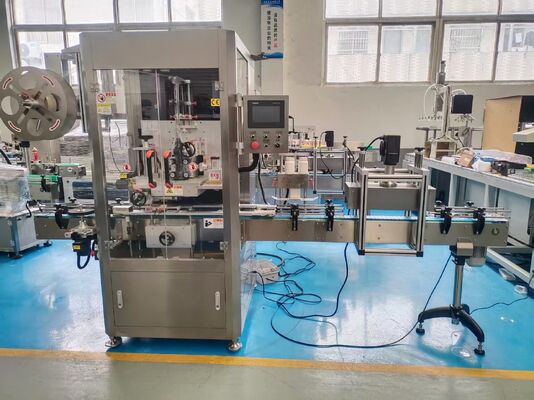 Automatic Bottle Shrink Sleeve Wrapping Machine for Cosmetic & Pharmaceutical Packaging