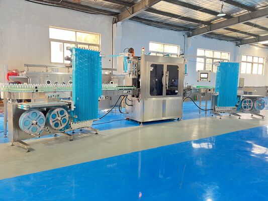 Double Head Linear Shrink Sleeve Labeling Machine for Cosmetic Shampoo Bottle