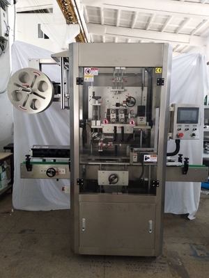 Sleeve Labeling Machine for Bottle Shrink Wrap Cap Sealing and Labeling