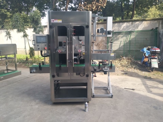Stainless Steel Automatic Bottles Packaging Type Sleeve Labeller with Speed 250bph