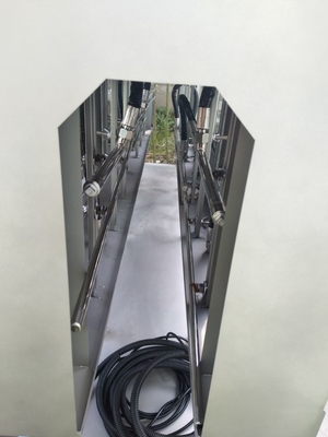 2M Stainless Steel Steam Heat Shrink Tunnels with Steam Generator and Conveyor for Bottle Label Shrinking
