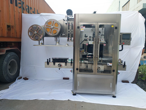 High Speed Shrink Sleeve Labeling Machine with Speed 24000bph for Various Kinds of Bottles