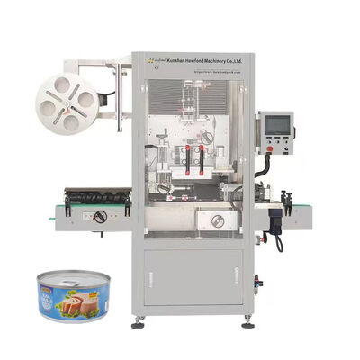 Automatic Shrink Sleeve Labelling Machine for Canned Fish Products