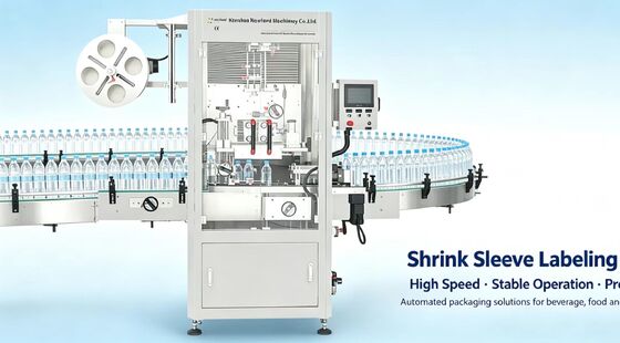 Stainless Steel Automatic Shrink Sleeve Labeling Machine with Easy Operation