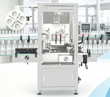 Automatic Double-Sided 2-Side Labeling Machine for Bottles Jars Boxes for Food Pharma Cosmetics E-Commerce Packaging
