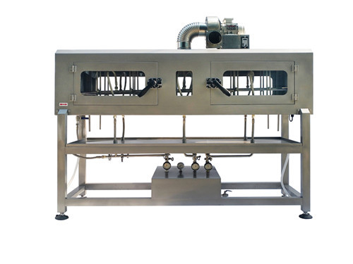 Innovative Steam Shrink Tunnel with Glass Door for Precise Bottle Labeling
