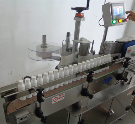 automatic adhesive sticker label pasting machine