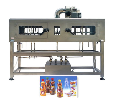 Small Steam Shrink Tunnel with Adjustable Conveyor Belt