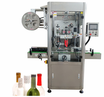 Automatic tamper evident shrink sleeves machines for glass/plastic bottle neck/cap sealing