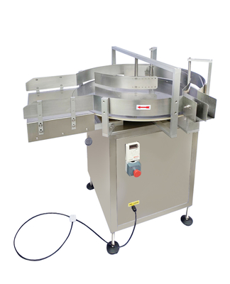 Accumulation & Sorting Turntable for storage, finishing and feeding of glass bottles to the production process