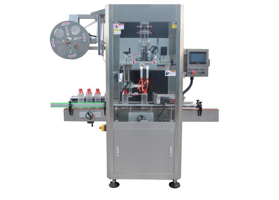 Round Bottle Sleeve Labeling Machine with Easy Bottle and Mandrel Change