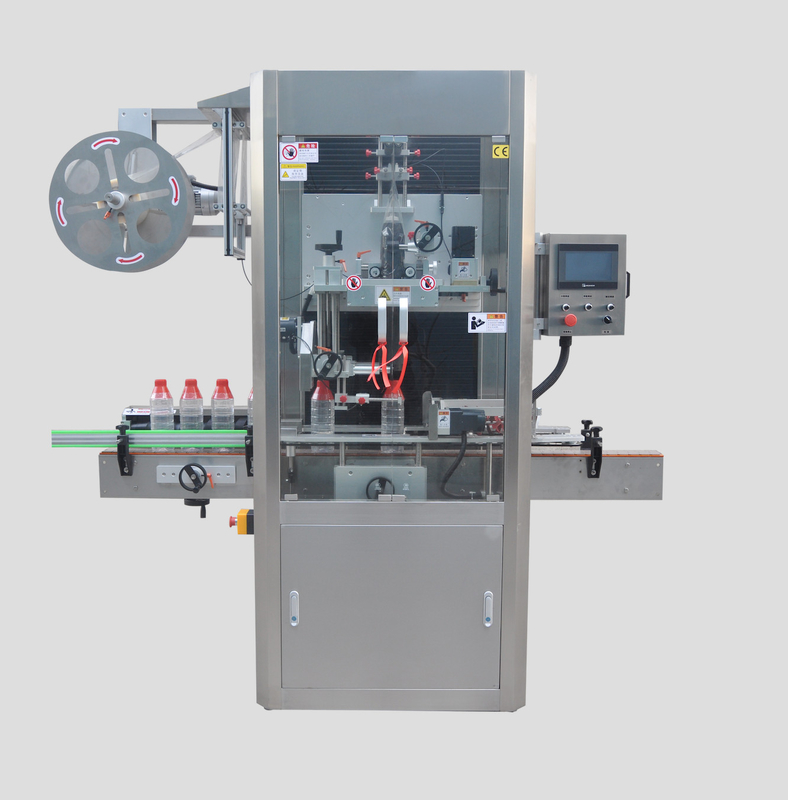 Automatic heating bottle shrink sleeve Labeling Machine /Shrink sleeve applicator with steam tunnel