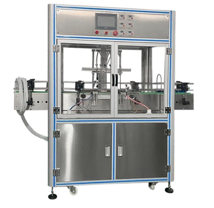 8-head magnetic pump filling machine for perfume sample nasal spray plastic bottle filling and capping machine