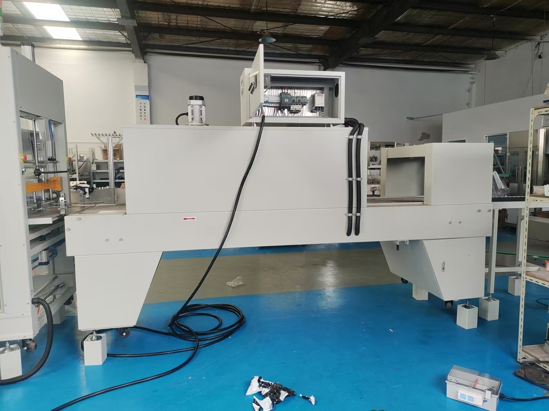 Automatic Water Pet Bottle PE Film Heat Tunnel Sleeve Wrap Shrink Machine with Automatic Membrane Film Sealer