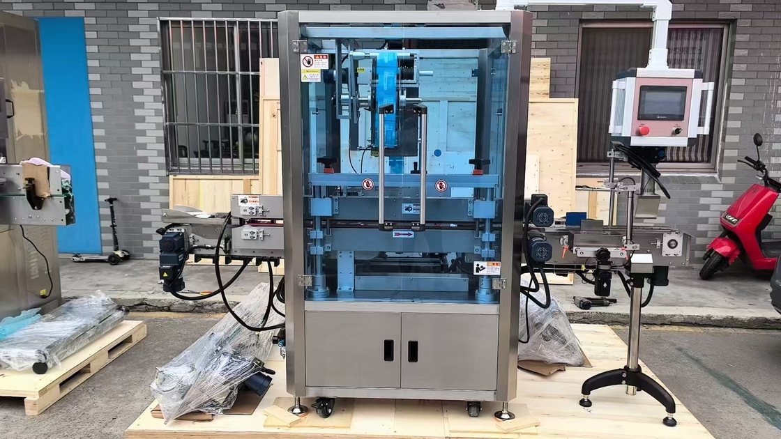 HOWFOND Automatic Horizontal Shrink Sleeve Labeling Machine for Tube Eyebrow Pencil Eye Drops and Lip Balm