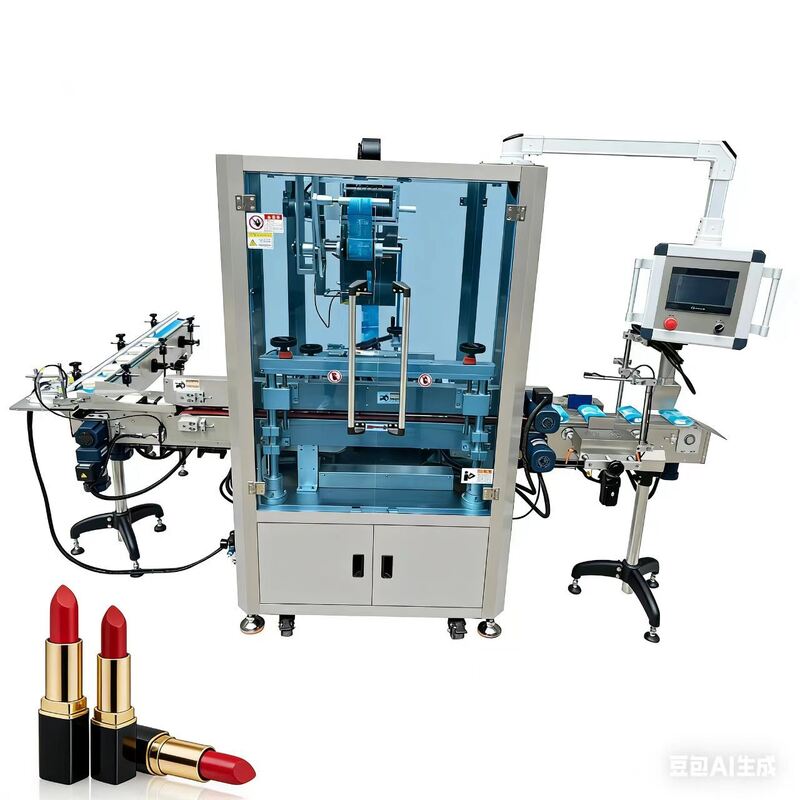 Horizontal Sleeve Label Applicator for Lipsticks and Round Tubes with Manufacturer Price