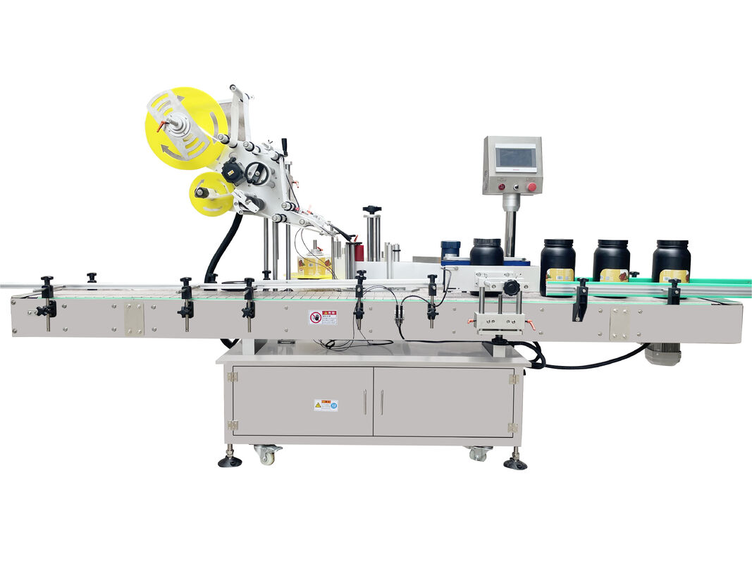Semi-Automatic Labeling Machine for Beverage Food Cosmetics Wine Bottle Sticker Label Small Manual Labeling Machine