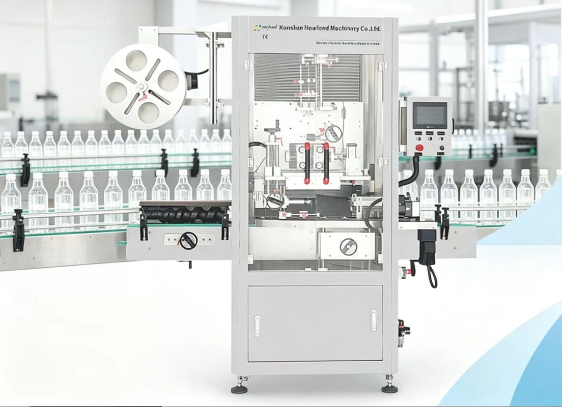 Energy Saving Sleeve Applicator for Craft Beverages with – High Production
