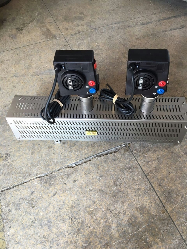 Small Heat Tunnel for Cap Tamper Evident Band Sealing with Two Heating Guns