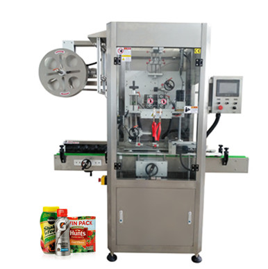 HF-250M Sleeves Labels Inserting Machine for Bottles with Sleeves and Different Sizes