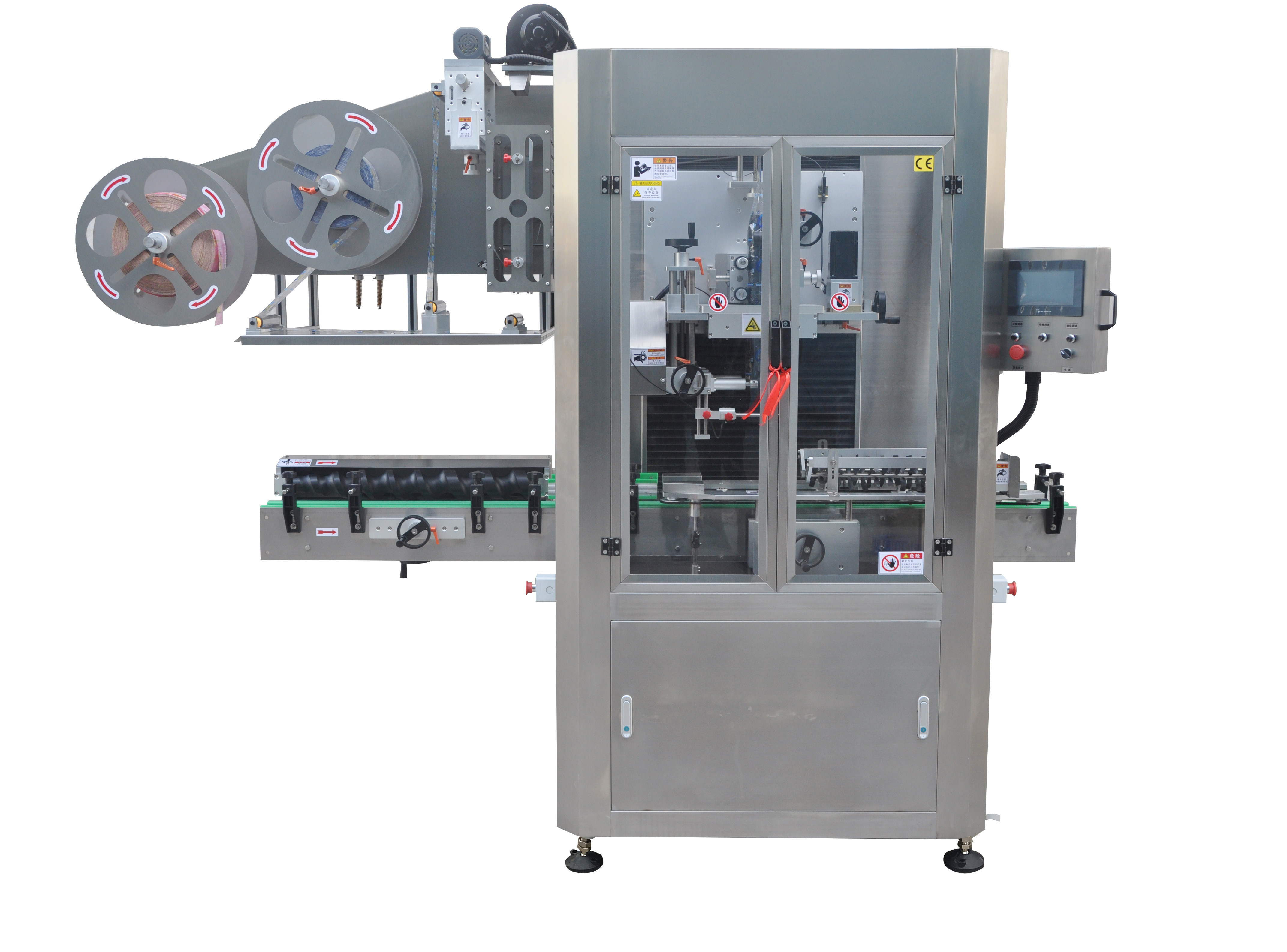 Heat transfer Sleeve Labeling Machine with High Speed 24000bph for Bottle/Can/Jar