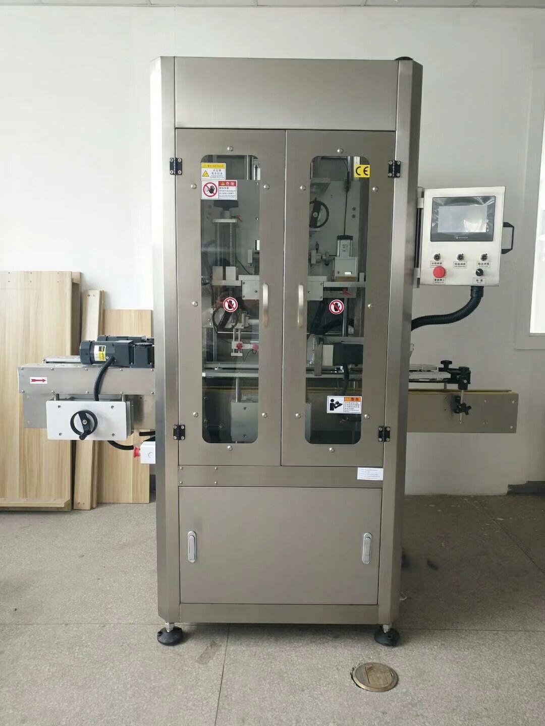 250 Bottles / Min Sleeve Machinery For PVC, PET or OPS material